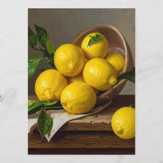 lemons メニュー (裏面)