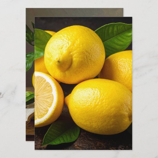 lemons メニュー (正面/裏面)