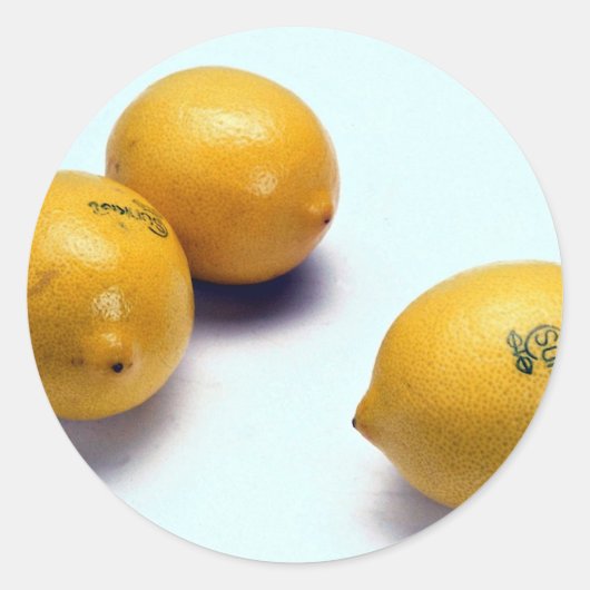Lemons ラウンドシール (正面)