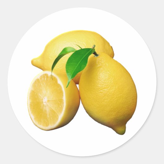 Lemons ラウンドシール (正面)