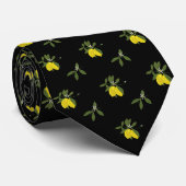Lemons and flowers ネクタイ (ロール)