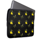 Lemons and flowers ラップトップスリーブ (正面右)