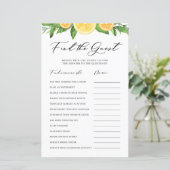 Lemons and Oranges Find the Guests Shower Game (スタンド正面)