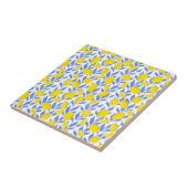 Lemons Blue Mediterranean タイル (側面)