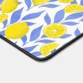 Lemons Blue Mediterranean デスクマット (コーナー)