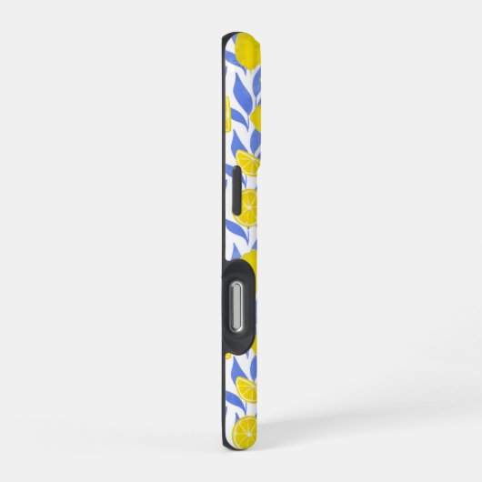 Lemons Blue Mediterranean iPhoneケース (右側面)