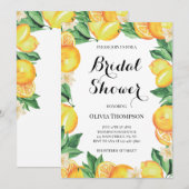 Lemons Bridal Shower invitation 招待状 (正面/裏面)