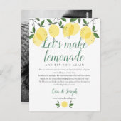 Lemons Change the Date Failed Canceled Photo ポストカード (正面/裏面)