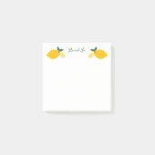 Lemons CUSTOM Name Cute Illustration  ポストイット (正面)