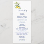 Lemons Double Sided Flat Program プログラム (裏面)