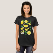 Lemons Lemon Slices Fruit Slices Lemonade Citrus S Tシャツ (正面フル)