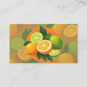 LEMONS LIMES customer loyalty punch card ロイヤリティカード (正面)
