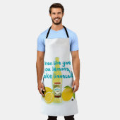 Lemons & Limoncello Acrylic Tray エプロン (着用した状態)