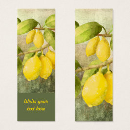 Lemons on a branchブックマークパーソナライズされた（英語）