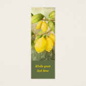 Lemons on a branchブックマークパーソナライズされた（英語） (正面)