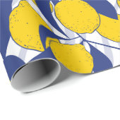 Lemons Pattern ラッピングペーパー (ロールコーナー)