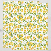 Lemons Scrapbook Paper (正面/裏面)