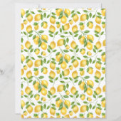 Lemons Scrapbook Paper (裏面)
