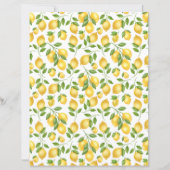 Lemons Scrapbook Paper (正面)