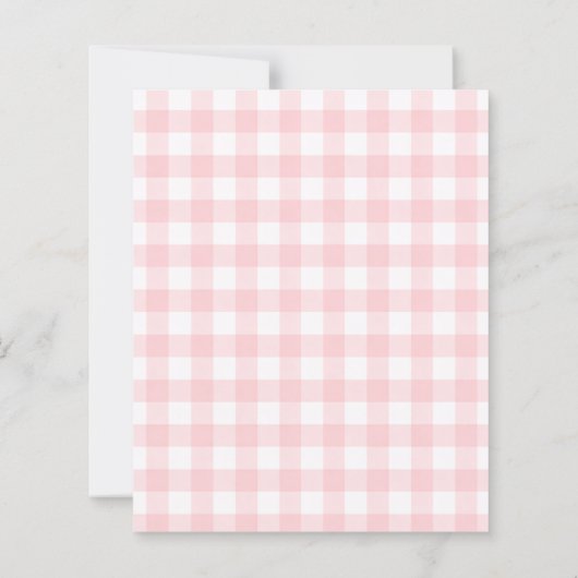 Lemons squeeze bow girl Baby Shower invitation (裏面)