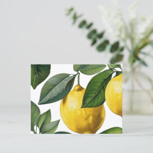 Lemons Summer ポストカード (スタンド正面)