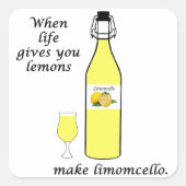 Lemons to Limoncello スクエアシール (正面)
