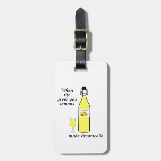 Lemons to Limoncello ラゲッジタグ (正面縦)