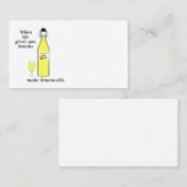 Lemons to Limoncello 名刺 (正面/裏面)