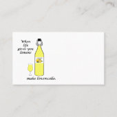 Lemons to Limoncello 名刺 (正面)