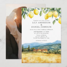 Lemons Tuscan Scene Italy Photo Wedding