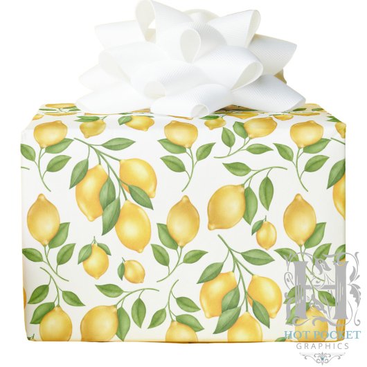 Lemons Wrapping Paper ラッピングペーパー