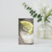 Lemonwater -フードサービスの名刺-オリーブ 名刺 (スタンド正面)