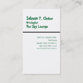 Lemonwater -フードサービスの名刺-森林 名刺 (裏面)