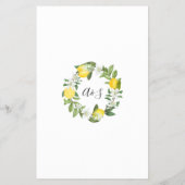 Lemony携帯電話に何が入っているのシャワーゲームカード チラシ (裏面)