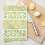 Lemony Vines Kitchen Towel キッチンタオル<br><div class="desc">This is a beautiful and sunny lemon, blossoms and vines kitchen towel. It's vibrant and airy and a perfect addition to any summer kitchen.</div>