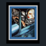 Lempicka自画像アールデコポスター ポスター<br><div class="desc">アールデコユニークLempickaポスター16 x 20</div>