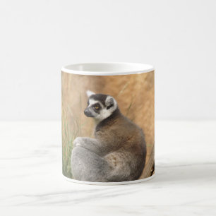 lemurが付いているマグ コーヒーマグカップ