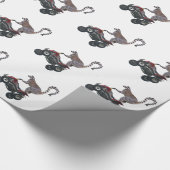 Lemurの包装紙を跳躍させます(色を選んで下さい) ラッピングペーパー (角)