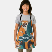 Lemur幾何パタカラフルーン エプロン (インサイチュ)