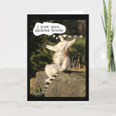 Lemur愛この大いにおもしろいな父の日 カード (正面)