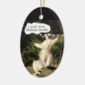 Lemur愛この大いにおもしろいな父の日 セラミックオーナメント (左)