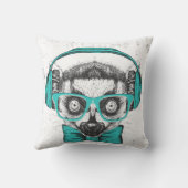 Lemur |の音楽愛好者 クッション (裏面)