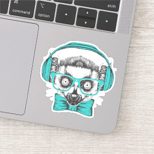 Lemur の音楽愛好者 シール