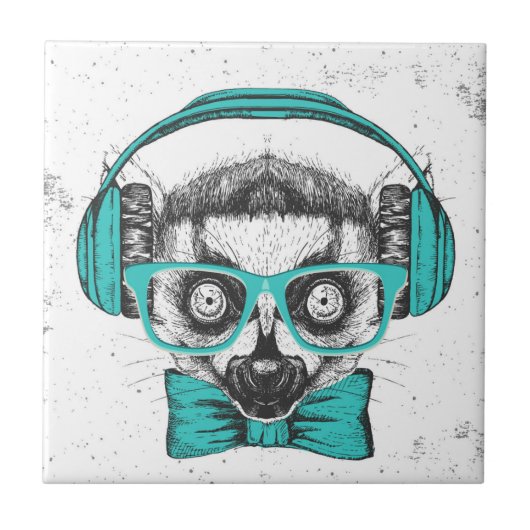 Lemur |の音楽愛好者 タイル (正面)