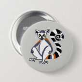 Lemur – ボタン 缶バッジ (正面&裏面)