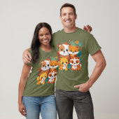 Lemur Familyおもしろい: Tシャツデザイン Tシャツ (ユニセックス)