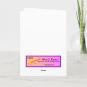 Lemur Love You This Mushes Day Cardテンプレート カード (裏面)