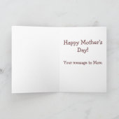 Lemur Love You This Mushes Day Cardテンプレート カード (内部)