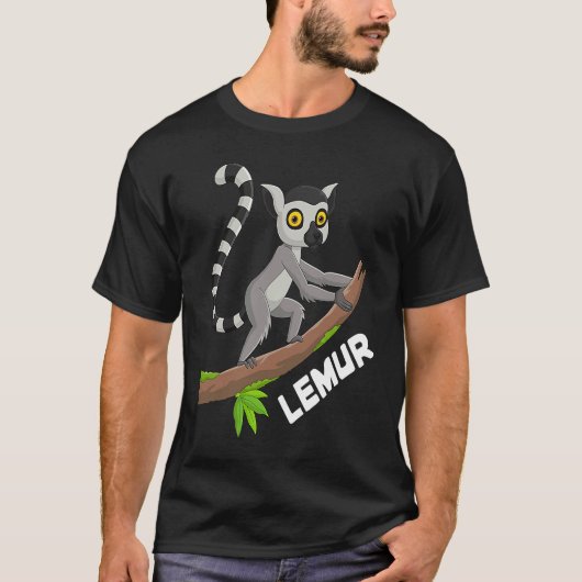 Lemur Monkey I Cute Lemur I Kids Lemur  1 Tシャツ (正面)