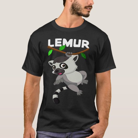 Lemur Monkey I Cute Lemur I Kids Lemur Tシャツ (正面)